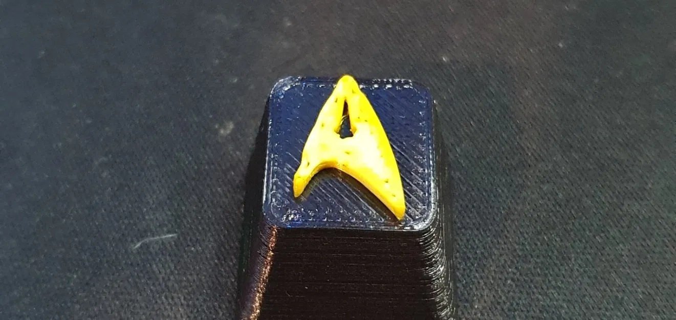 Núm bàn phím Star Trek in màu đen và vàng - Image 1