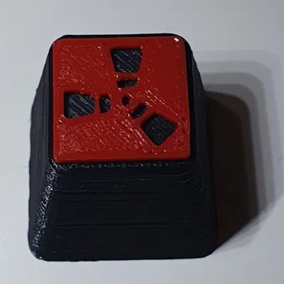 Nắp phím Rust in màu Đen và Đỏ