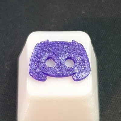 Núm phím Discord in màu trắng và tím