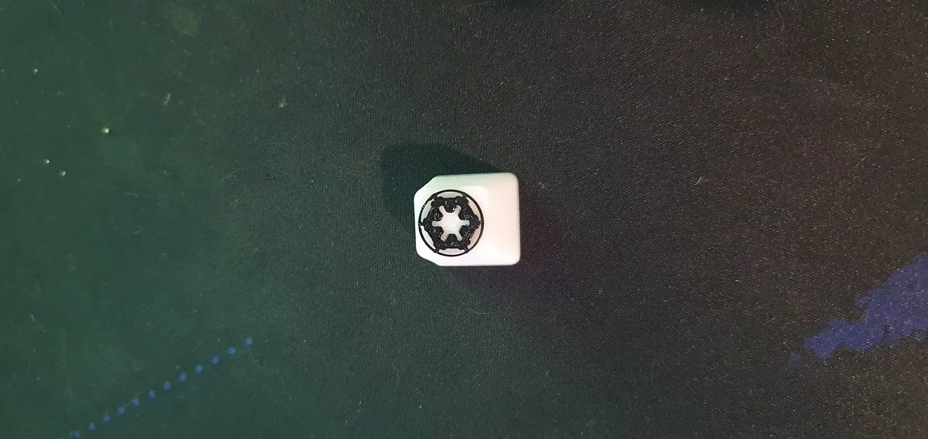 Nắp phím Star Wars Đế Chế in đen và trắng - Image 1