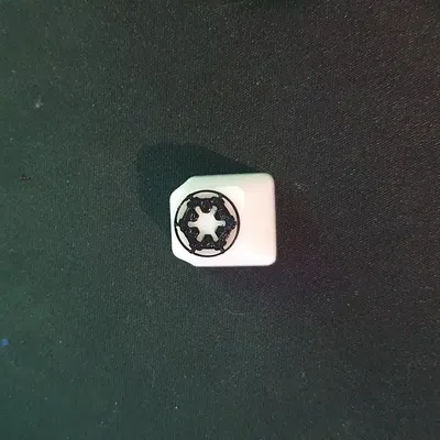 Nắp phím Star Wars Đế Chế in đen và trắng