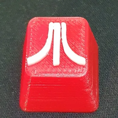 Núm phím Atari in màu Đỏ và Trắng