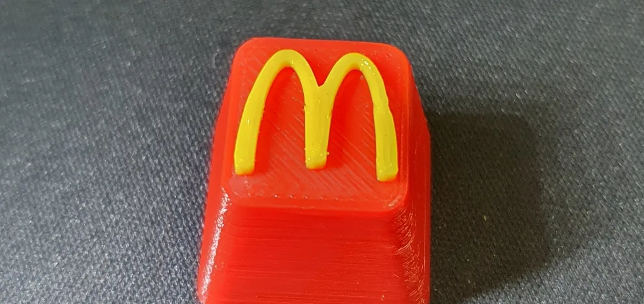 Nắp phím McDonald's in màu Đỏ và Vàng - Image 1