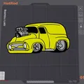 Xe tải panel Hot Rod cổ điển 2D - Thumbnail 1