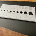 Thước đo ren bu lông với chỉ số bước ren (metric và SAE) - Thumbnail 1