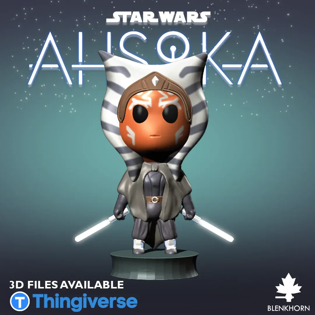 Ahsoka Tano - Nhân vật trong Star Wars phong cách chibi 1