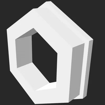 Chi tiết chèn lục giác có vành cho thanh ánh sáng