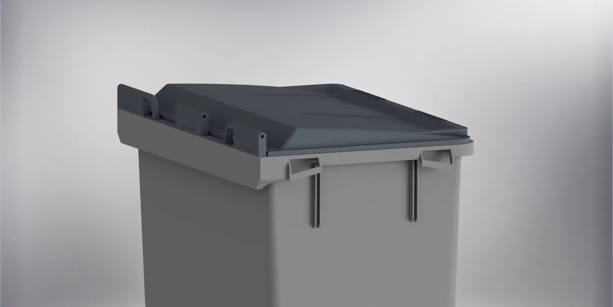 Thùng rác mini kiểu châu Âu cho bàn làm việc - Image 3