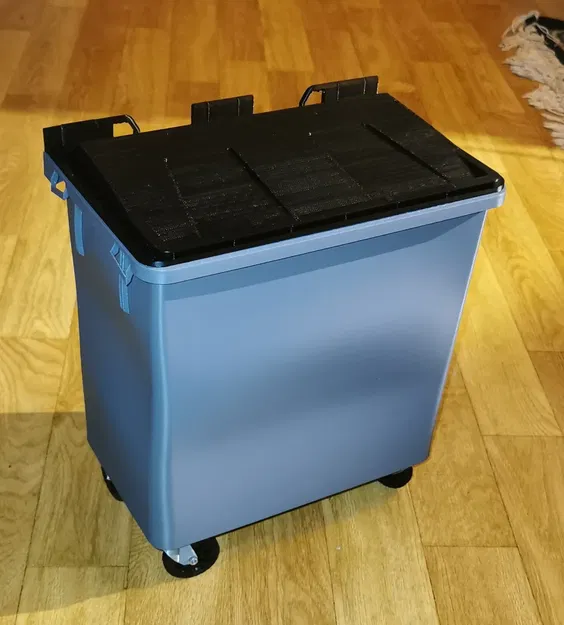 Thùng rác mini kiểu châu Âu cho bàn làm việc - Image 5