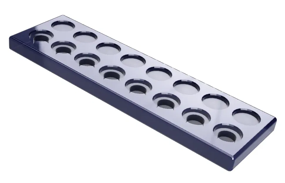 Hộp đựng 8 giá đỡ vỏ và 8 giá đỡ có chân cho RCBS, Lee, Red... - Image 1