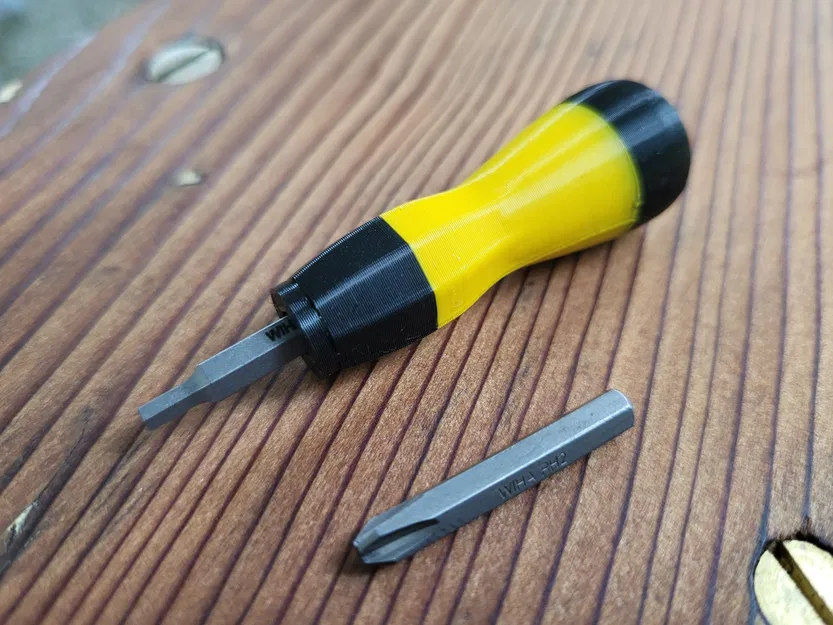 Tay cầm tua vít Stubby cho bit 4mm - Image 1