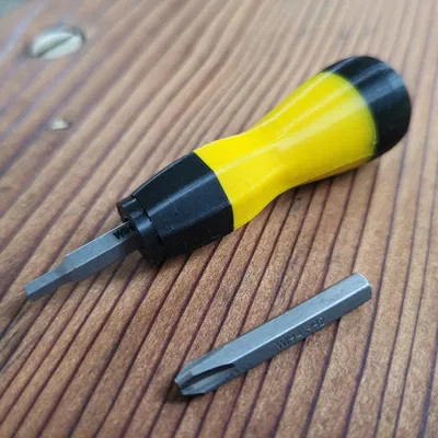 Tay cầm tua vít Stubby cho bit 4mm