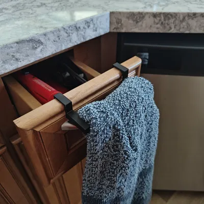 Giá đỡ khăn bếp có lỗ gắn vít cho ngăn kéo