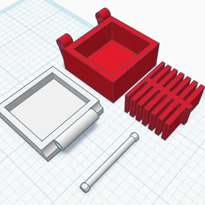 Hộp đựng bông tai với ngăn thẻ SD mini