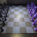 Bộ cờ vua in 3D kích thước 16"x16" với bàn cờ và quân cờ - Thumbnail 1