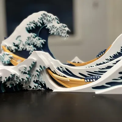 Sóng Lớn Kanagawa - Phiên bản Nhiều Màu cho AMS