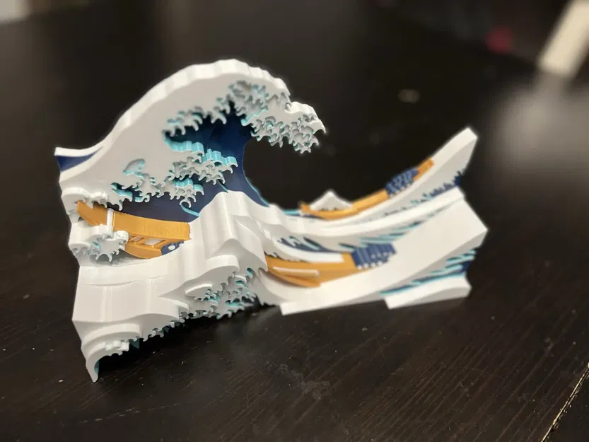 Sóng Lớn Kanagawa - Phiên bản Nhiều Màu cho AMS - Image 2