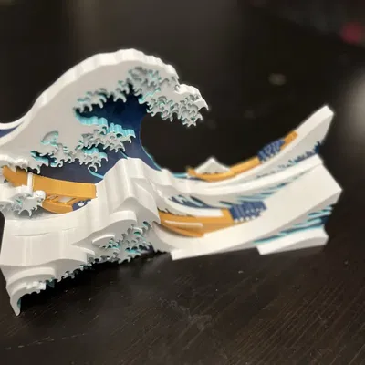 Sóng Lớn Kanagawa - Phiên bản Nhiều Màu cho AMS