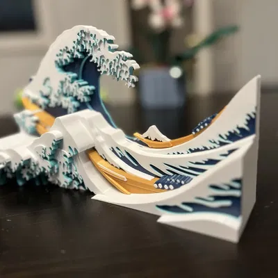 Sóng Lớn Kanagawa - Phiên bản Nhiều Màu cho AMS