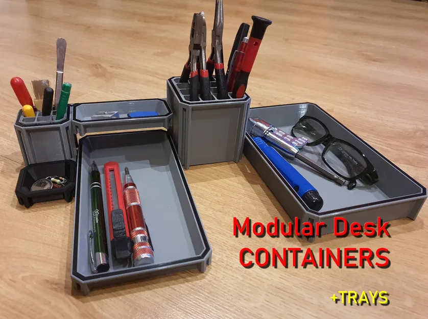 Containers bàn làm việc mô-đun - Parametric - Image 1