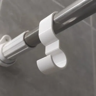 Giá treo rèm tắm cho thanh treo vòi sen