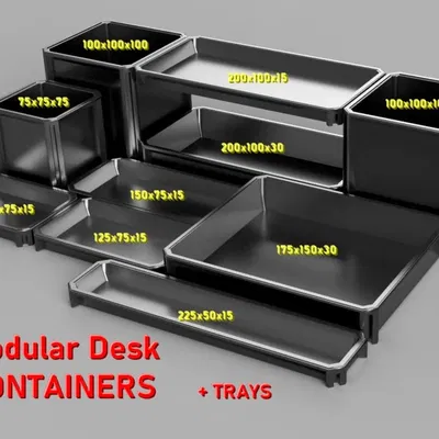 Containers bàn làm việc mô-đun - Parametric