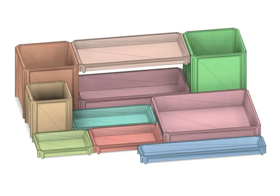 Containers bàn làm việc mô-đun - Parametric - Image 10