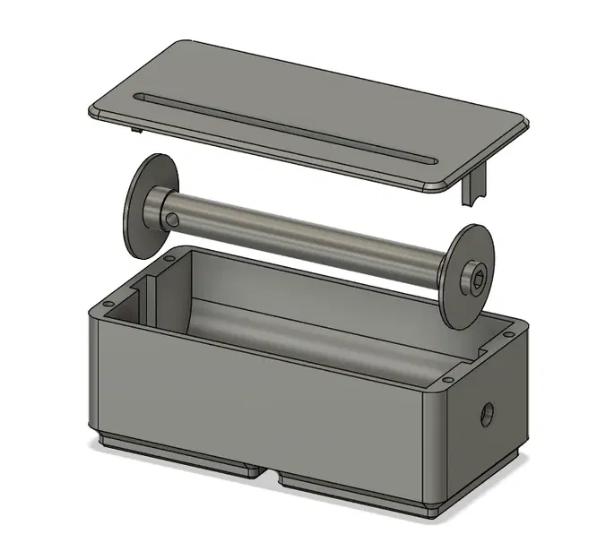Thùng chứa dây Gridfinity 2x1x4 cho dây 10M - Image 2