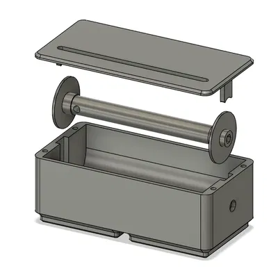 Thùng chứa dây Gridfinity 2x1x4 cho dây 10M