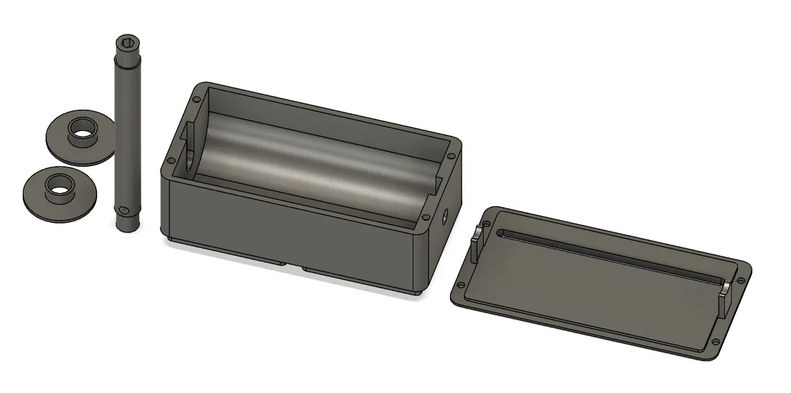 Thùng chứa dây Gridfinity 2x1x4 cho dây 10M - Image 3