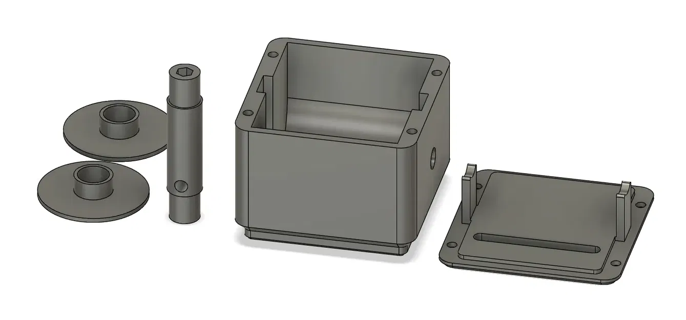 Thùng đựng dây Gridfinity 1x1x4 cho dây 5M - Image 3