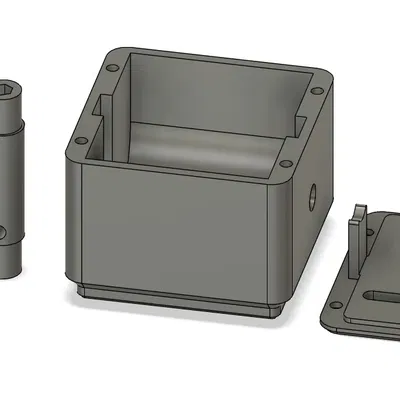 Thùng đựng dây Gridfinity 1x1x4 cho dây 5M