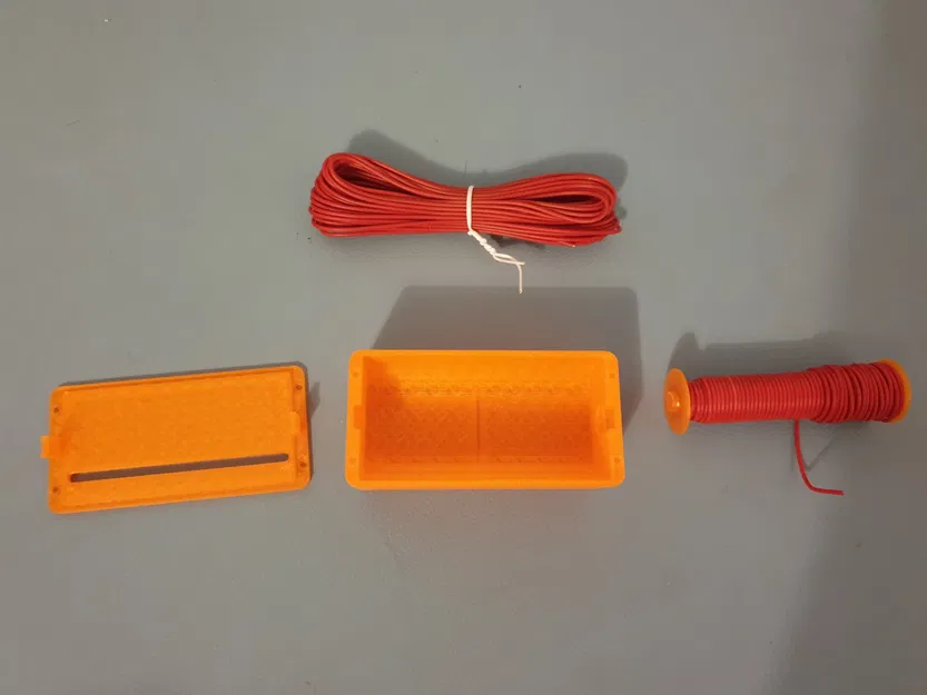 Thùng chứa dây Gridfinity 2x1x4 cho dây 10M - Image 5