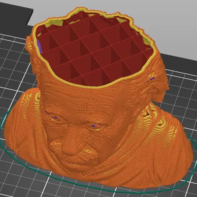 Giá đỡ bút phong cách Albert Einstein thông minh