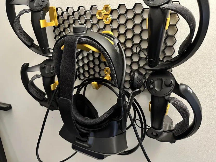 Giá đỡ tay cầm Valve Index cho tường lưu trữ tổ ong - Image 1