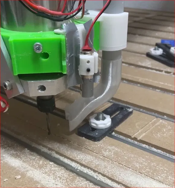 Giày hút bụi nhỏ gọn cho máy CNC Router - Image 1
