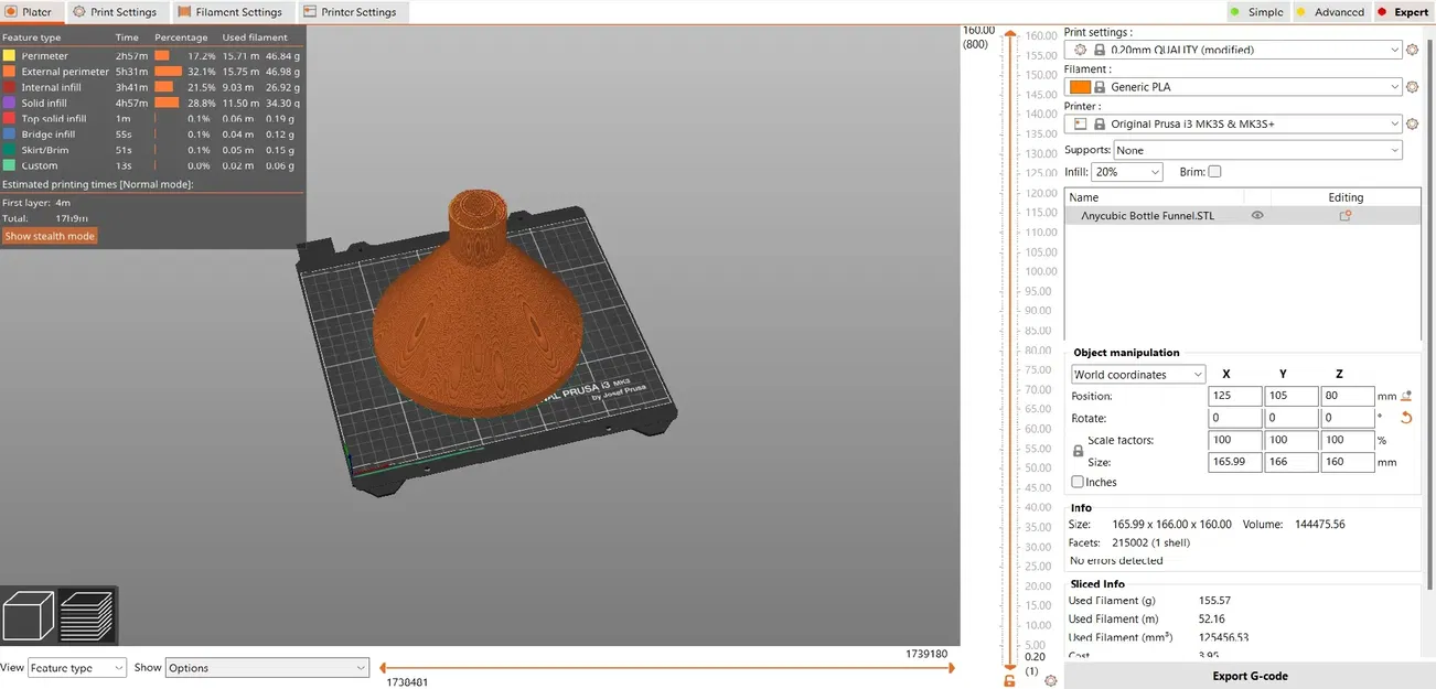 Giá đỡ và phễu cho bình chứa nhựa Elegoo Saturn 2 - Image 3