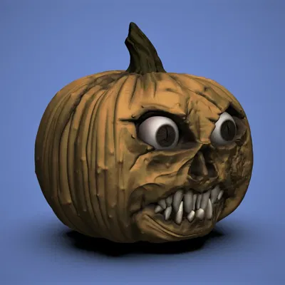 Bí ngô xấu xí đáng sợ cho Halloween