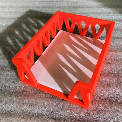 Khay trang trí để giữ giấy in một mặt