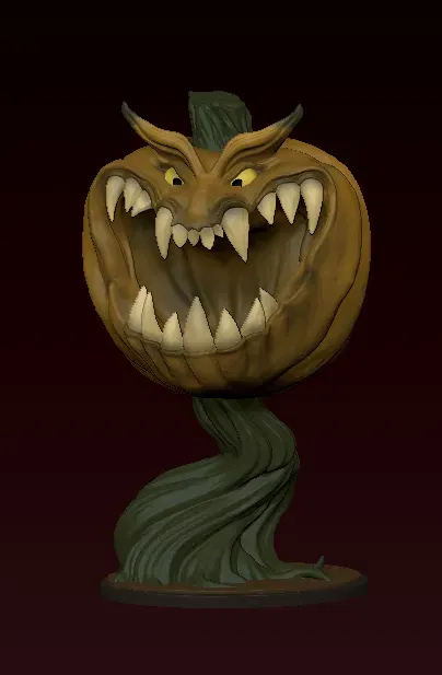 Bí ngô la hét Banshee trang trí cho Halloween - Image 1