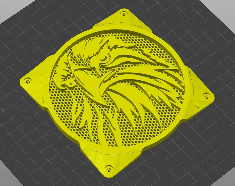 Mô hình quạt PC 120mm hình đại bàng - Image 1