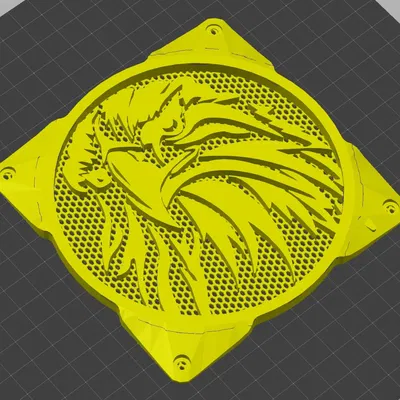 Mô hình quạt PC 120mm hình đại bàng