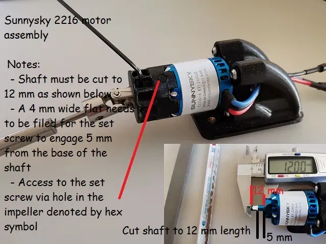 Bơm Jet cho thuyền RC với động cơ 2212/2216/2217/2440 - Image 5