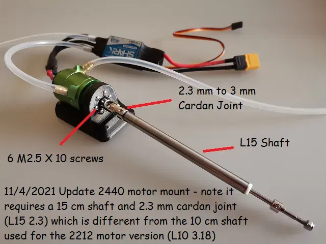 Bơm Jet cho thuyền RC với động cơ 2212/2216/2217/2440 - Image 7
