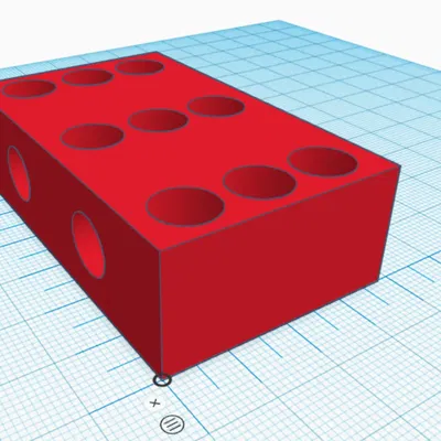 Khối đệm lắp đặt tủ gỗ 0.75 x 1.5 x 2.5 inch