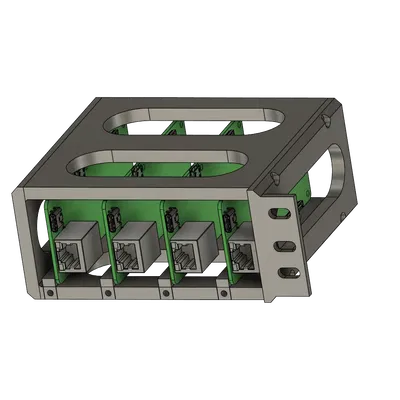 Vỏ hộp lắp đặt cho 4 bo mạch CM4 Ether Raspberry Pi