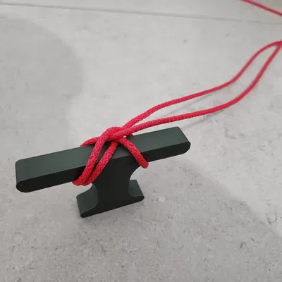 Nút thắt cleat hitch cho thuyền buồm