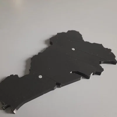 Câu đố từ tính về các vùng của Pháp