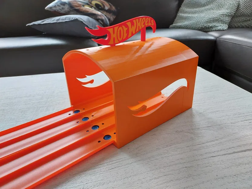 Đường hầm Hotwheels kết nối cho ô tô và xe tải quái vật - Image 2