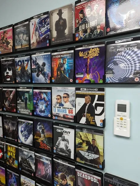 Giá treo tường cho hộp đĩa Blu-ray và DVD - Image 2